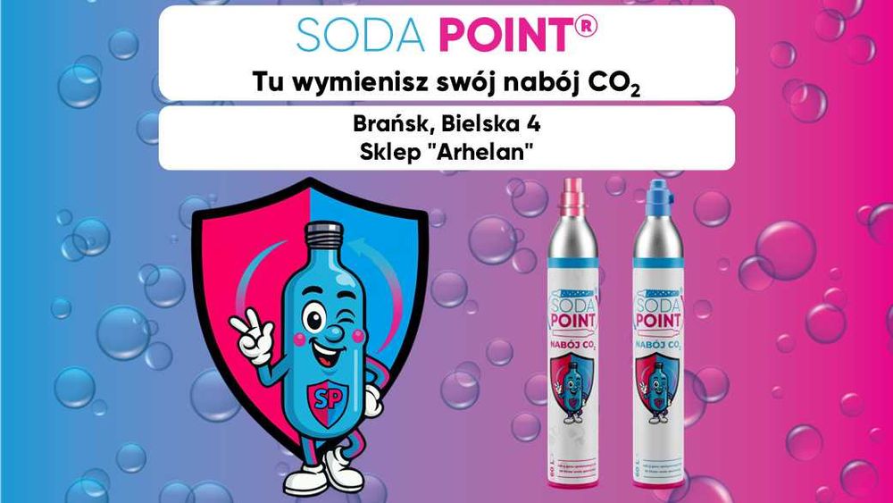 SODA POINT Brańsk, Bielska 4 Wymiana nabojów CO2