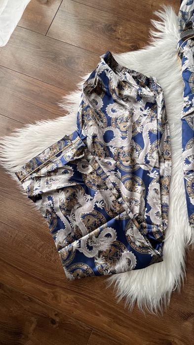 Piżama z atłasu damska