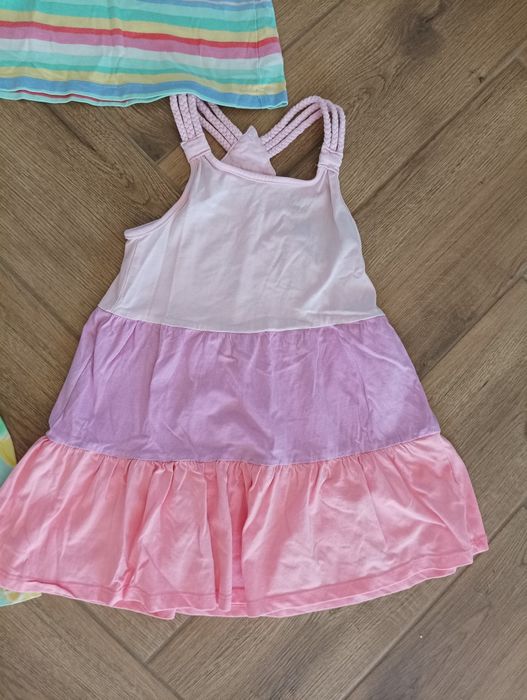 3 sukienki na ramiączka na lato 104 110