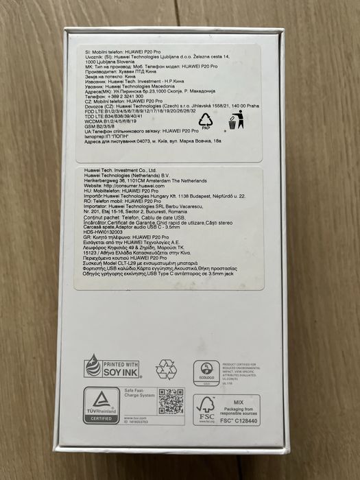 Telefon smartfon Huawei P20 Pro