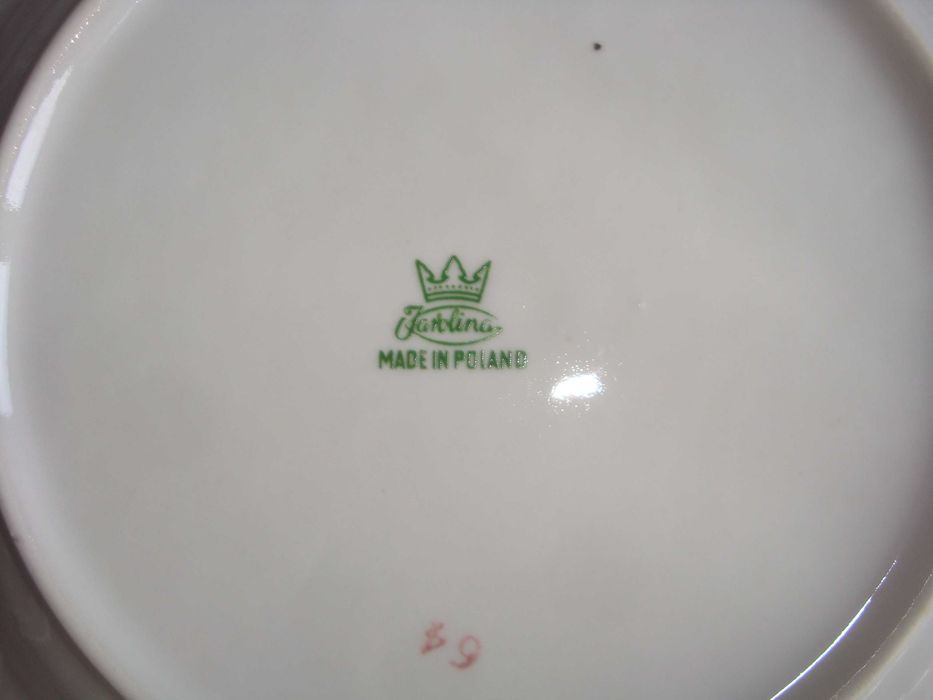 Talerze porcelanowa Karolina  z PRL