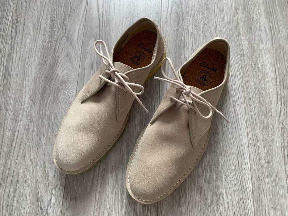 Нові Туфлі Clarks 43 натуральна замша