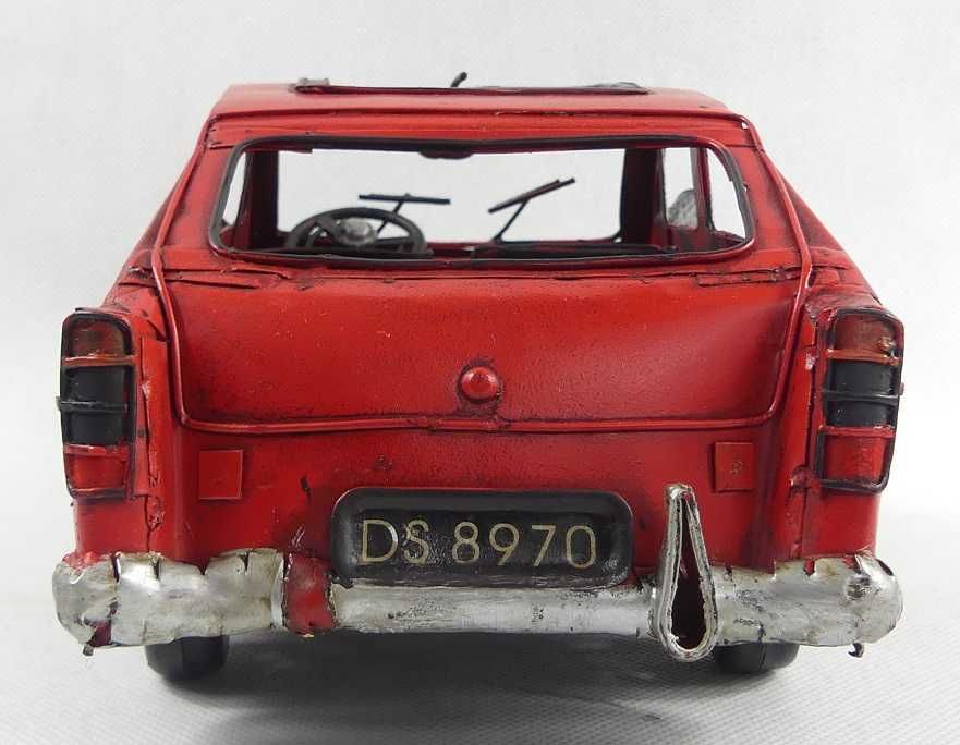 Metalowy model pojazd AUTO MG retro 31 cm