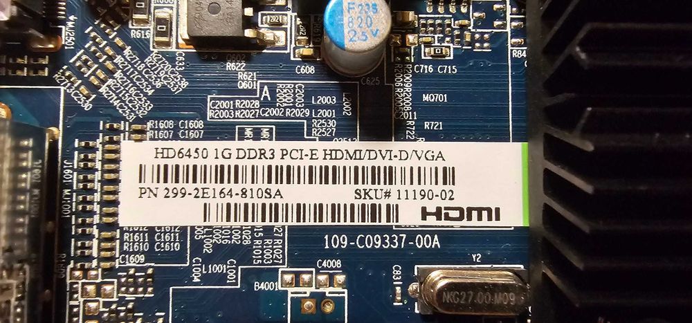 Відеокарта AMD ATI Radeon HD6450 1GB GDDR3 64-bit