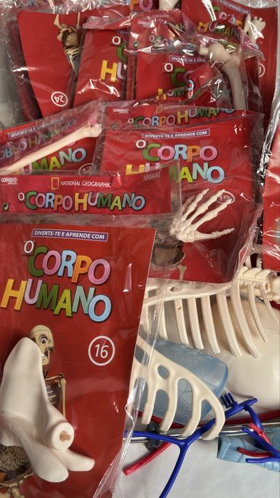 Coleção “O Corpo Humano” National Geographic (34 fascículos completos)