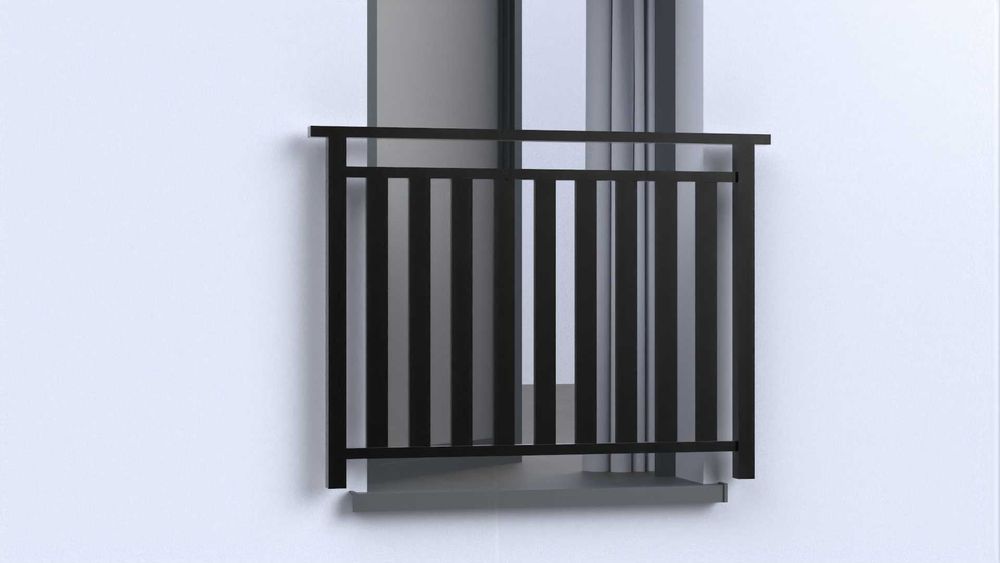 Balkon francuski aluminiowy – producent | RAL | Na wymiar Balustrada