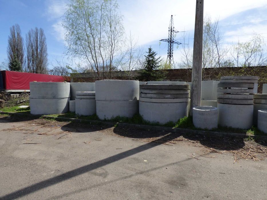 Кільця бетонні каналізаційні, кольца бетонные канализационные, септик