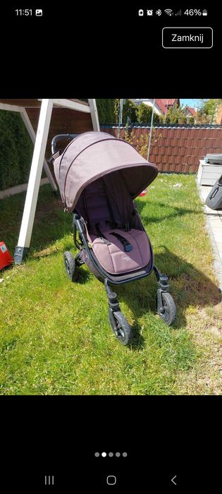 Wózek spacerowy Valco Baby, szary, składany