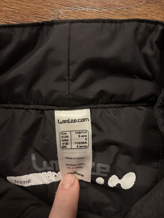 Zestaw kurtka narciarska spider + spodnie narciarskie 5-7 lat