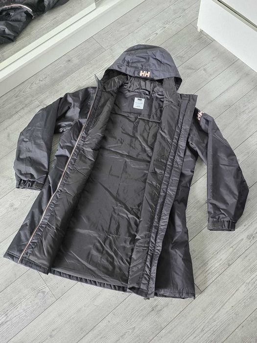 Helly-Hansen 62395 damska długa kurtka Belfast, 980 Ebony, XXL