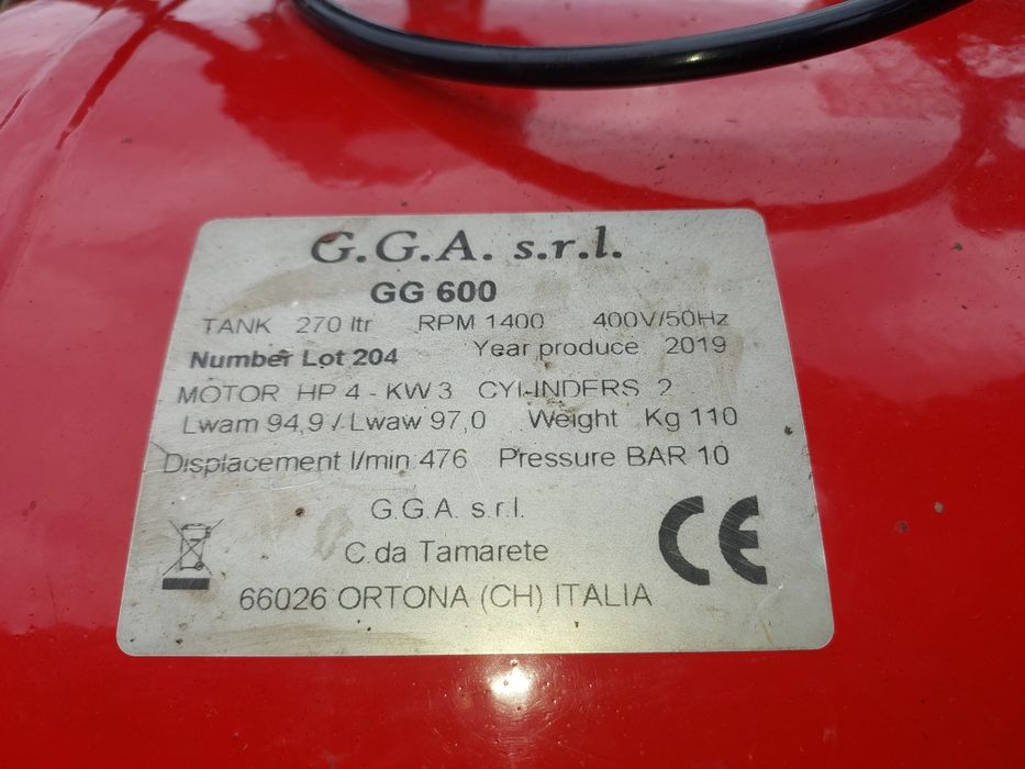 Kompresor, sprężarka Redats 270l.
