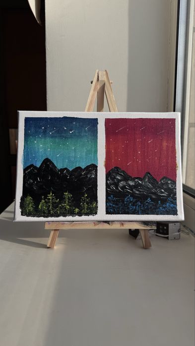 Картина акриловими фарбами 30х20