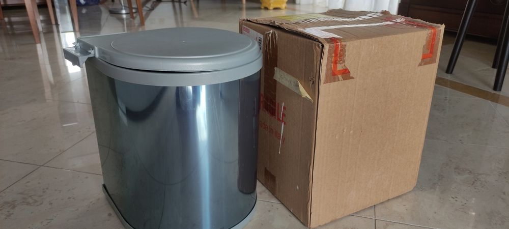 Balde de lixo aço inox