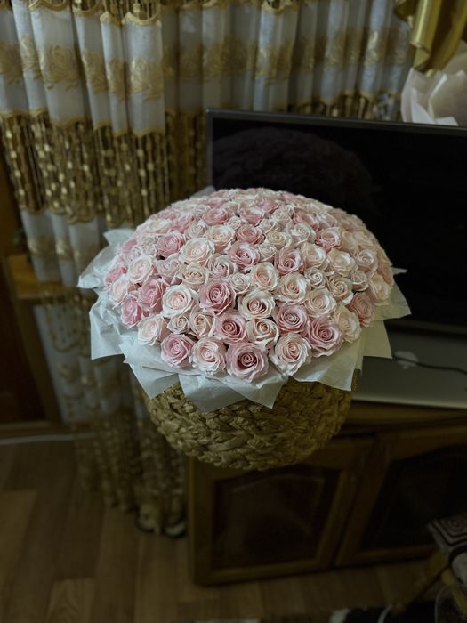 101 ТРОЯНДА / Букет до дня закоханих / мильні квіти