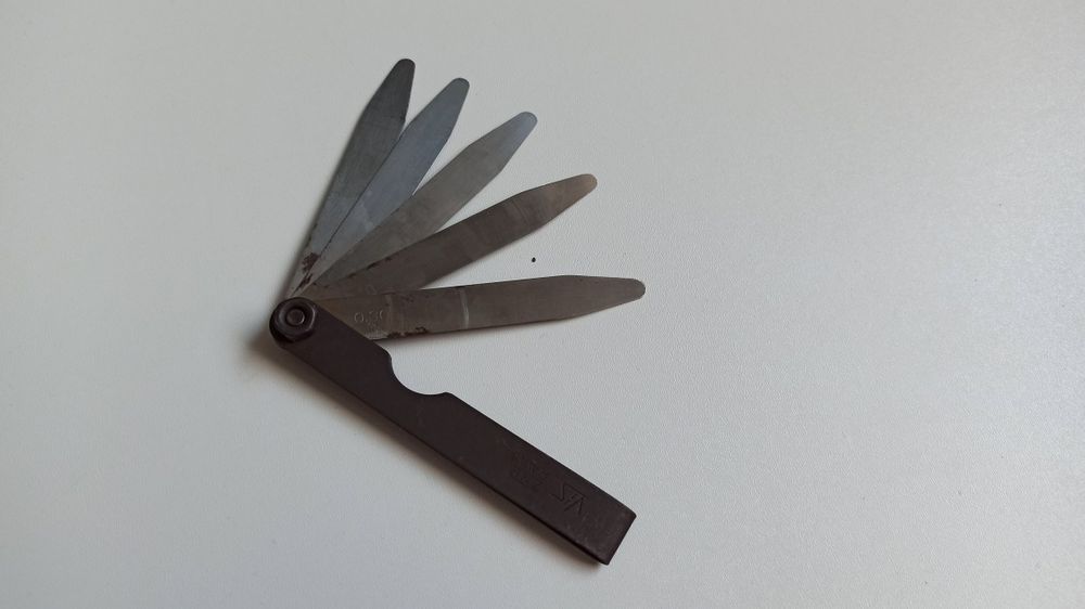 VIS szczelinomierz listkowy