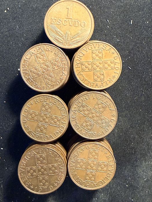 Moedas 1escudo cobre 1979