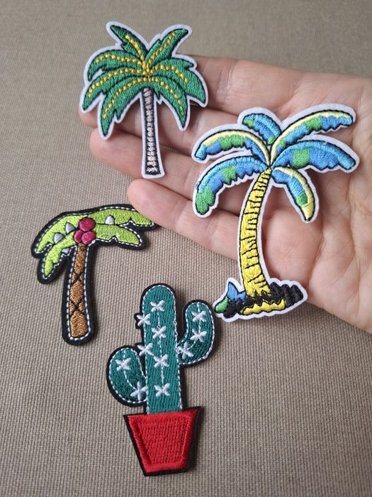 Aplikacji haftowane do naprasowania 4 szt