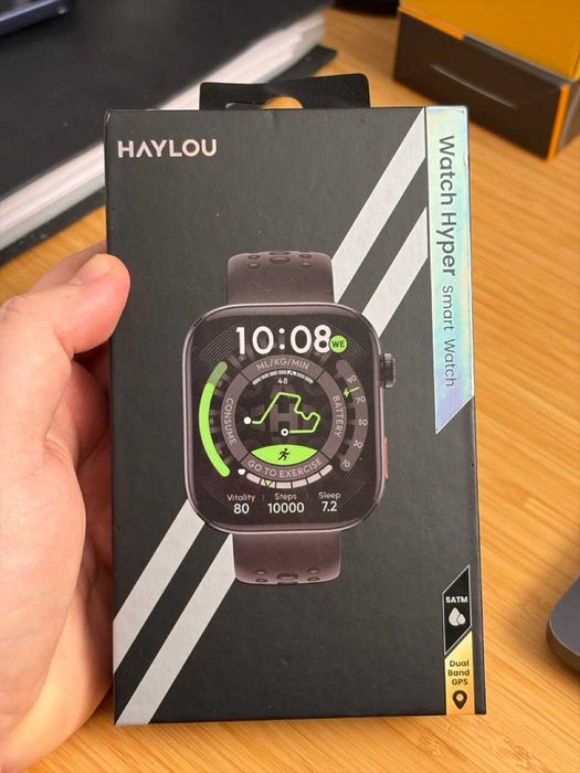 Relógio/smartwatch HAYLOU Watch Hyper na cor preta