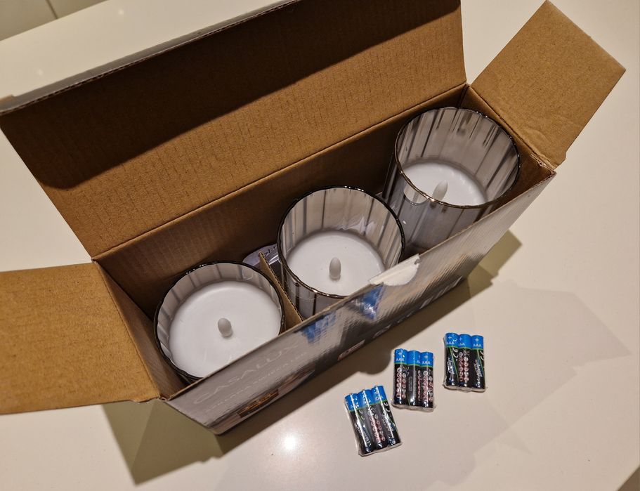 Casalux zestaw 3 świec LED