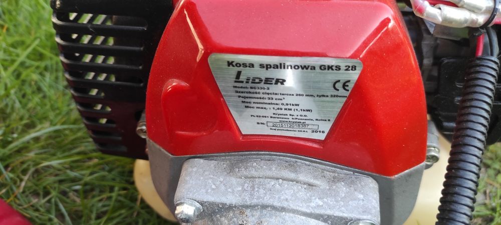 Kosa spalinowa 33 cm3 1,5 KM Lider