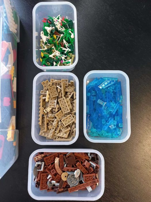 LEGO MOC Wioska wikingów + Figurki + luźne klocki