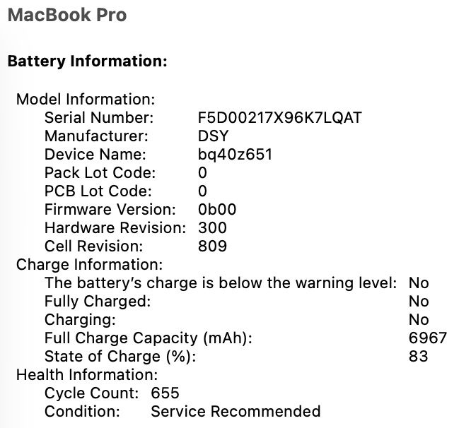 Macbook Pro A2141 16” 2019 32GB 2xGPU 2,4GHz Intel i9