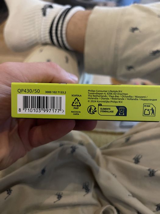 One blade Philips 360 x3 Змінні леза Лезвие для станка Филипс