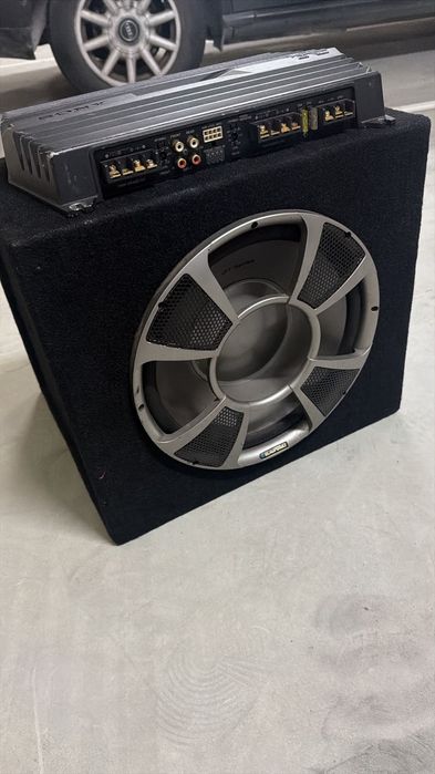 Caixa de som + amplificador