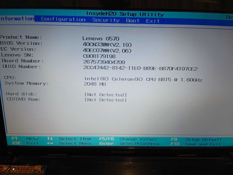 Материнська плата Lenovo G570/G575 + процесор + 4Gb (РОБОЧА)