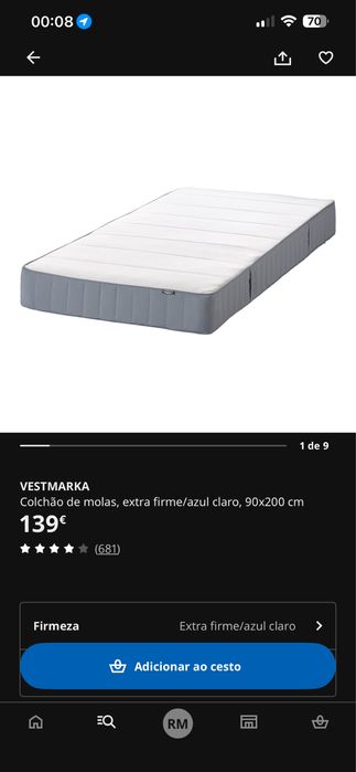 Cama completa solteiro
