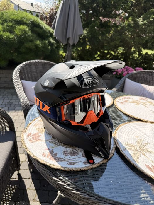 Kask na cross! enduro! Airoh Wraap + gogle