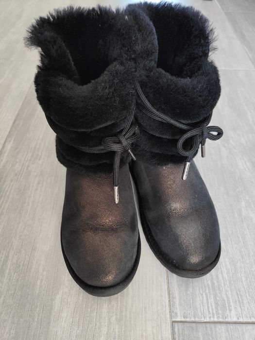 Buty EMU AUSTRALIA - Sorby W11789 Black Metallic, r39