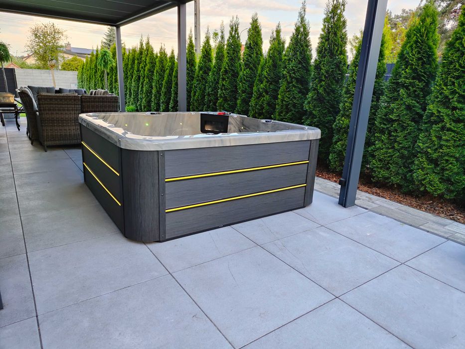 Nowe jacuzzi z gwarancją, 2 leżanki,Balboa, LED , transport , Faktura