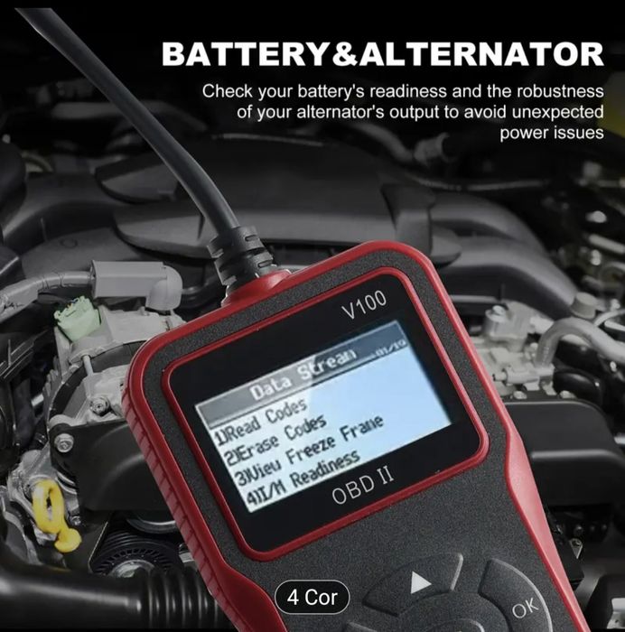 Obd2 leitor de códigos de falha de motor, ferramenta de diagnóstico