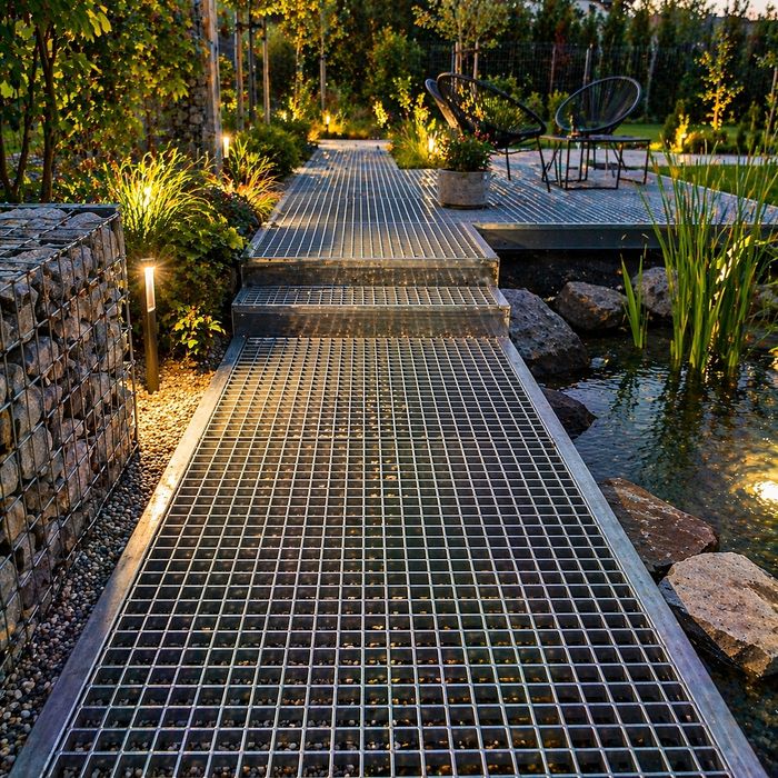 Krata wema pomostowa na taras schody