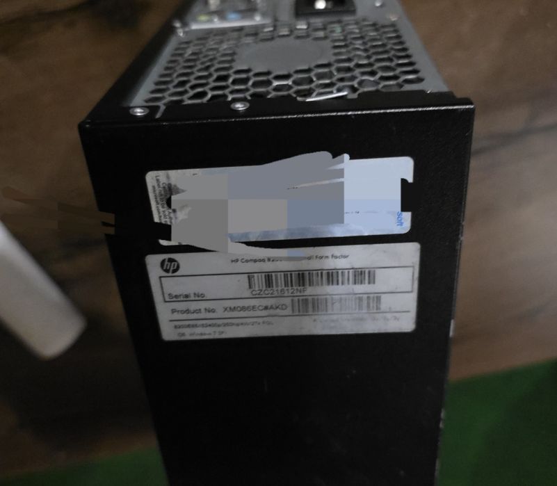 Komputer mini pc - i5 - 4Gb ram - nie włącza się - brak dysku