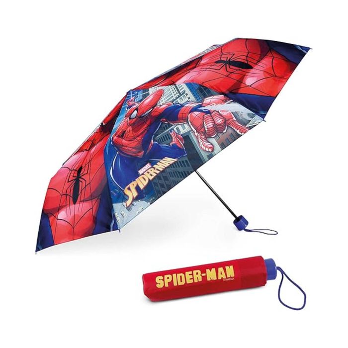 BONNYCO Parasol Dziecięcy Spiderman Składany Antywiatrowy 23 cm