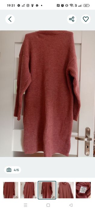 Sukienka damska sweterek tunika L