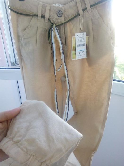 Штаны Bershka лен XS