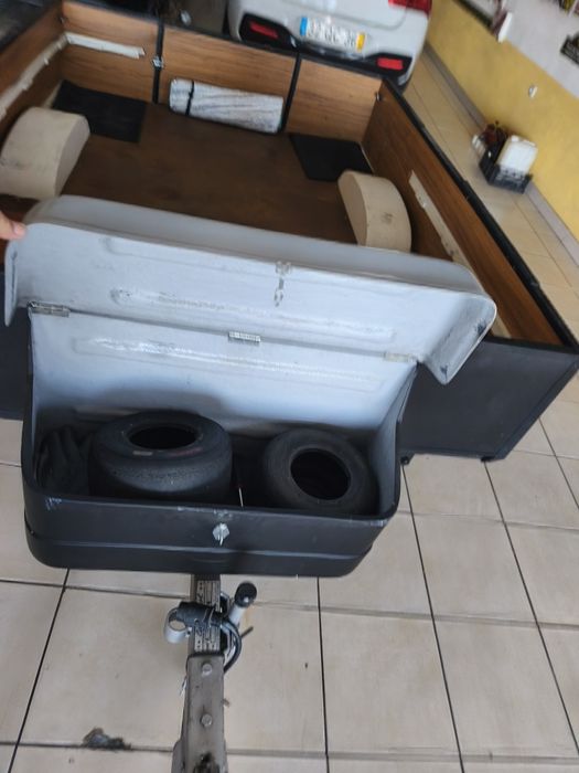 Kart Rotax DD 2 com reboque.