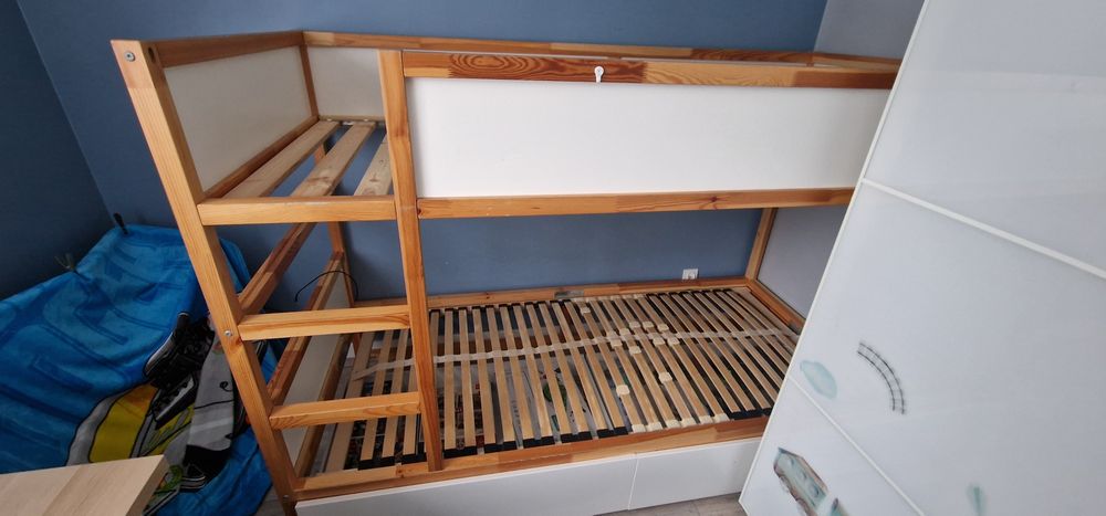 Łóżko KURA Ikea piętrowe 90x200