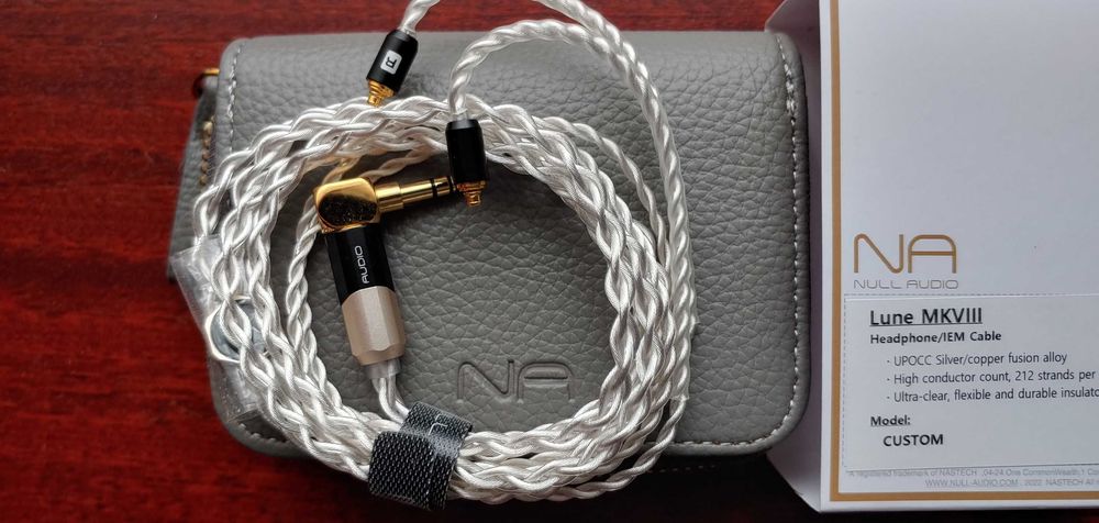 Kabel do słuchawek MMCX Null Audio Lune MKVIII Premium 3.5mm