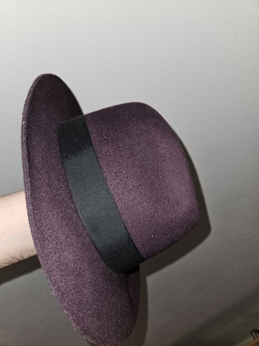 Kapelusz filcowy Touring – 100% wełna handmade | bordo | 57–58 cm