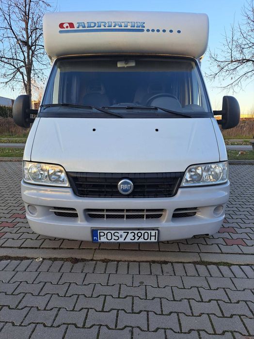 Kamper Fiat Ducato  zabudowa Adria Stan Bardzo Dobry Samowystarczalny