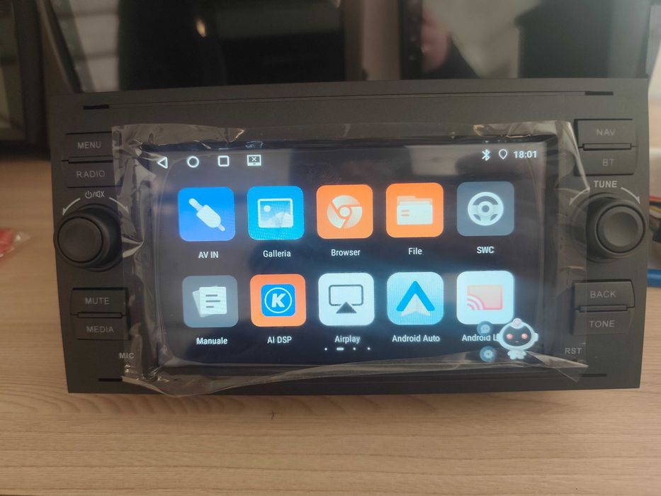 Android FORD Focus Kuga C S Max Transit Fiesta 4.64 Carplay GPS BT