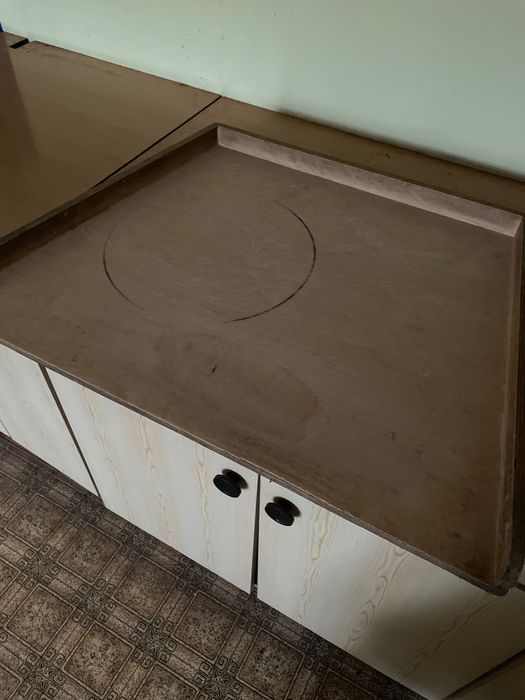 Stolnica duża drewniana PRL