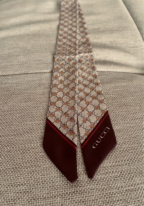 Шелковая твилли Gucci оригинал на подарок