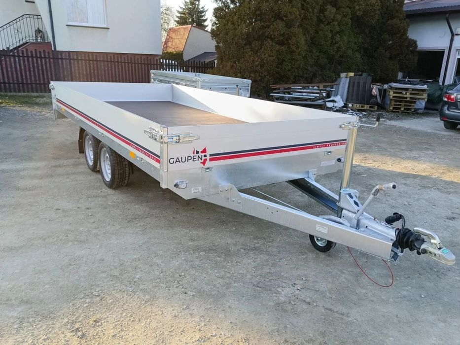 Neptun N27-405 2 hl  GAUPEN Przyczepa ciężarowa ściągane burty 2700DMC 405x197.5x30 DOSTAWA