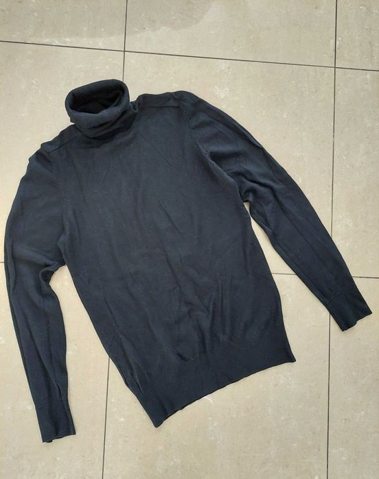 Sweter golf Bershka knitwear r S czarny