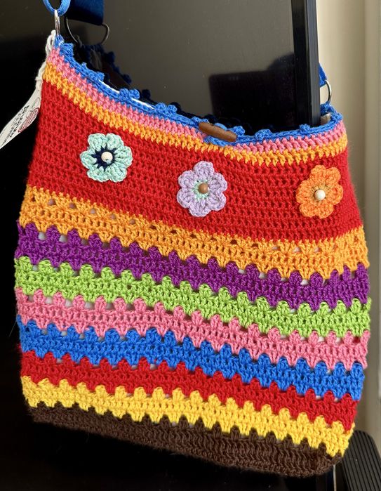 Bolsas.de croche forradas